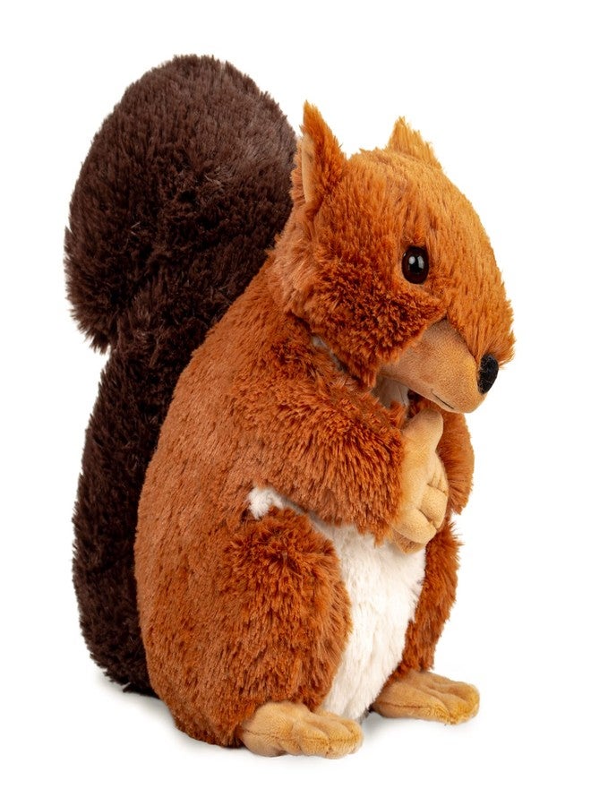 WEIGEDU Plush Squirrel Stuffed Animal, Huggable Furry Squirrel Toy for Kids Birthday Boys Girls Babies Bedtime Gift, 9.5" - Image 1
